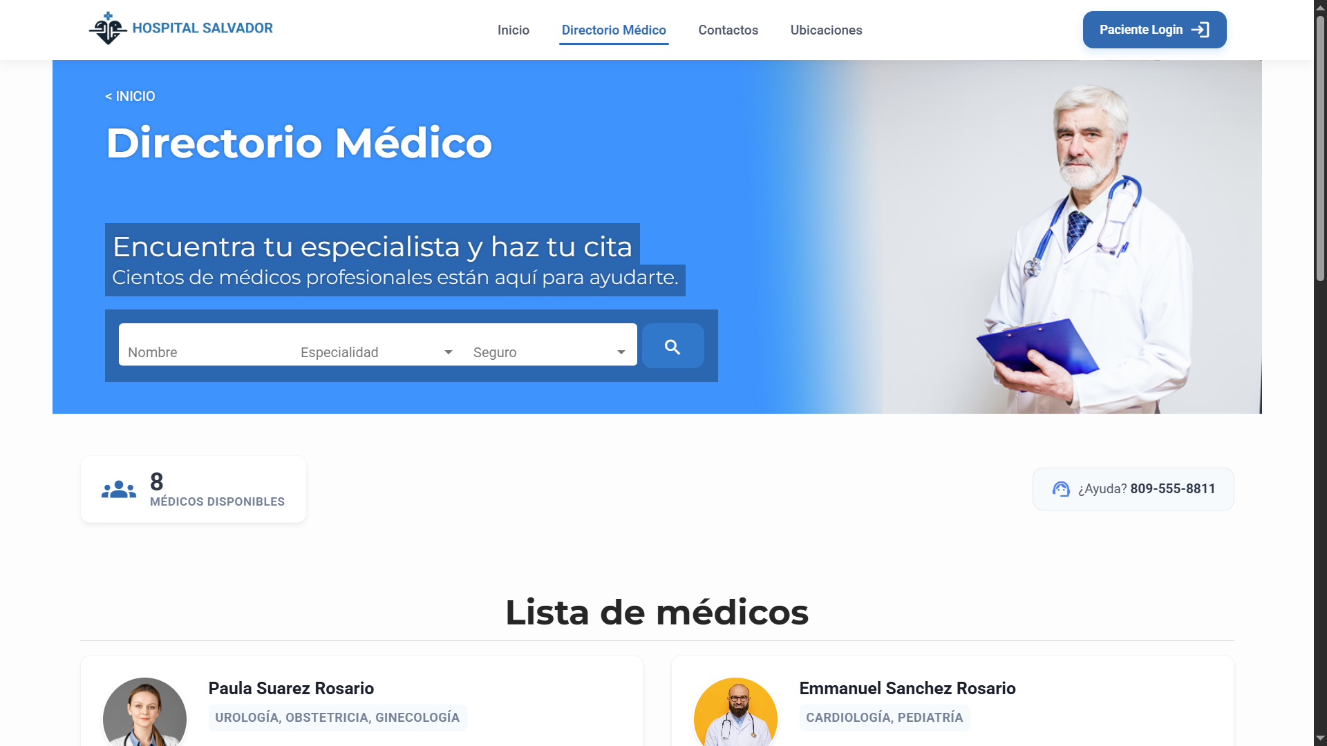 Centro Médico Cliente - Medical Directory 1